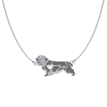 Sussex Spaniel necklace, FREE ENGRAVING - MEJK Jewellery