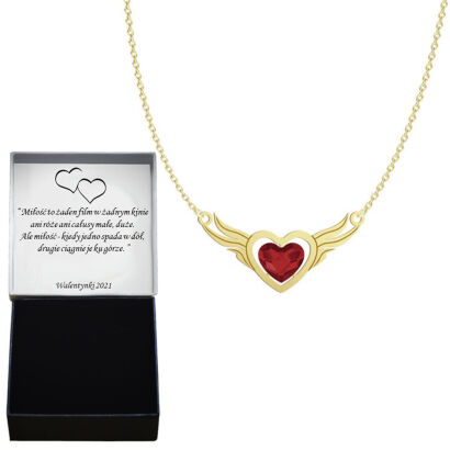 Necklace HEART  silver rhodium-plated or gold-plated