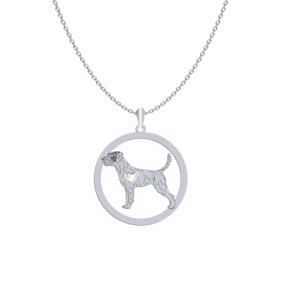 Silver Parson Russell Terrier engraved necklace - MEJK Jewellery