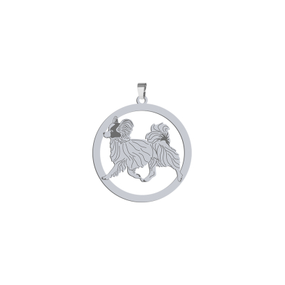 Silver Papillon pendant, FREE ENGRAVING - MEJK Jewellery