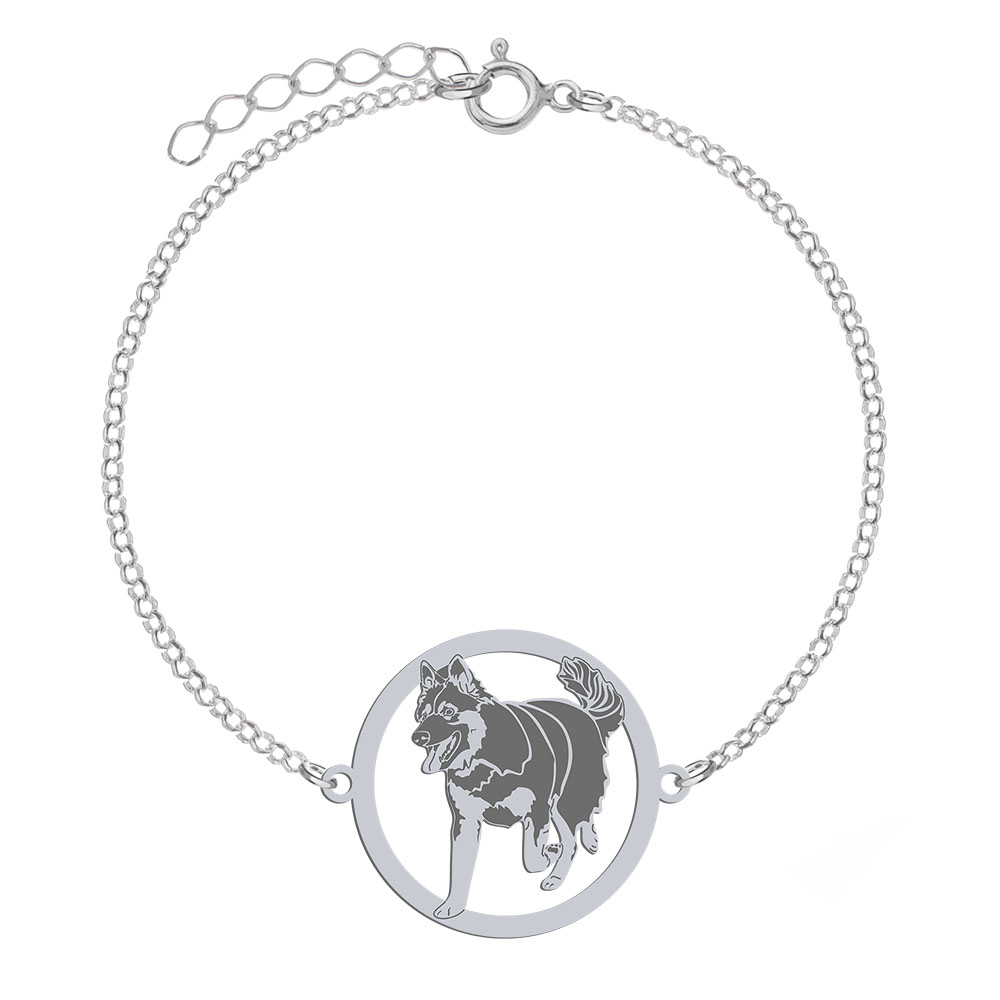 Silver Chodský pes string bracelet, FREE ENGRAVING - MEJK Jewellery