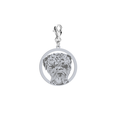 Silver Lagotto Romagnolo engraved charms - MEJK Jewellery