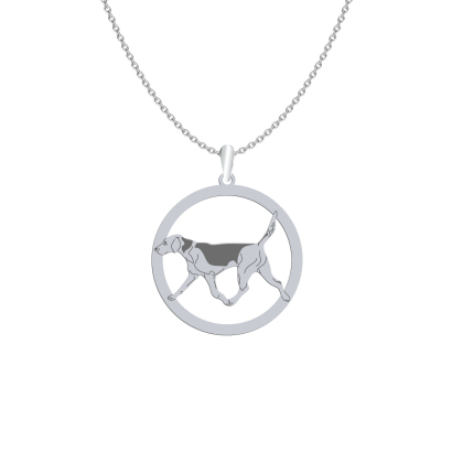 Silver Beagle harrier engraved necklace - MEJK Jewellery