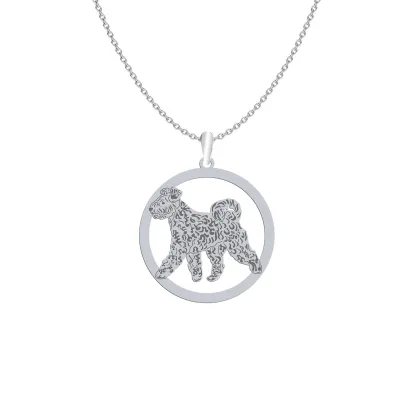 Silver Pumi engraved necklace - MEJK Jewellery