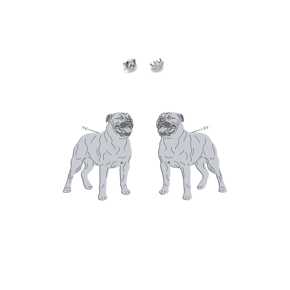 Kolczyki z psem Ca de Bou - Dog z Majorki srebro - MEJK Jewellery