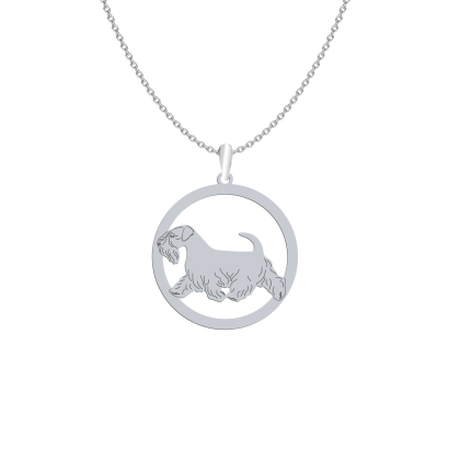 Silver Sealyham Terrier engraved necklace - MEJK Jewellery