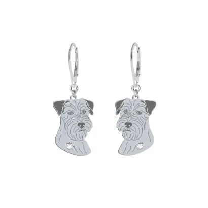 Kolczyki ze srebra Jack Russell Terrier Szorstkowłosy GRAWER GRATIS - MEJK Jewellery