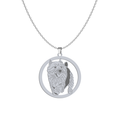 Silver Norwich Terrier necklace, FREE ENGRAVING - MEJK Jewellery