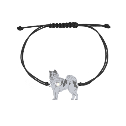 Silver Yakuitan Laika string bracelet, FREE ENGRAVING - MEJK Jewellery