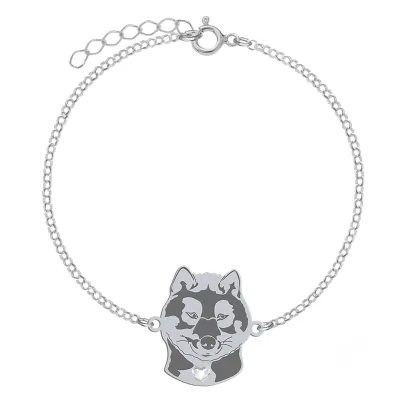 Silver Shikoku engraved bracelet - MEJK Jewellery