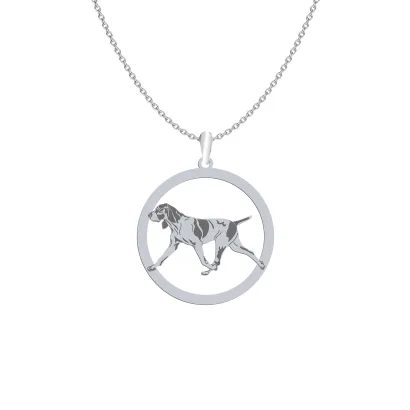 Silver Bracco Italiano necklace FREE ENGRAVING - MEJK Jewellery