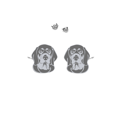 Silver Alpine Dachsbracke earrings - MEJK Jewellery