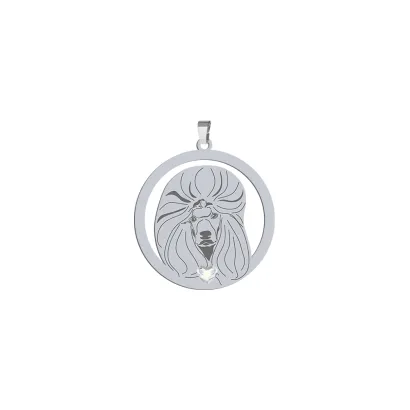 Silver Poodle pendant, FREE ENGRAVING - MEJK Jewellery