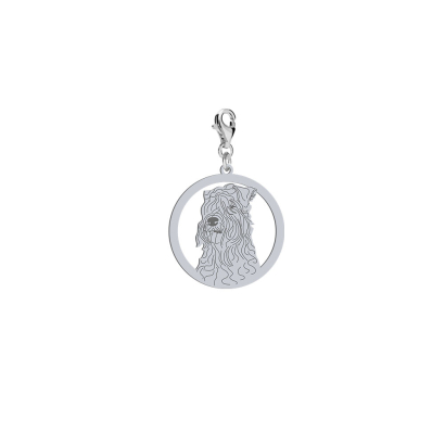 Charms z psem Irish Soft-coated Wheaten Terrier srebro GRAWER GRATIS - MEJK Jewellery