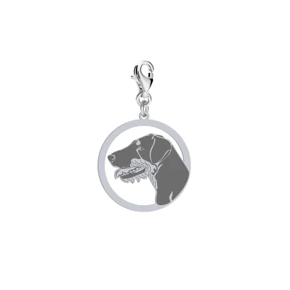 Silver Deutscher Jagdterrier charms, FREE ENGRAVING - MEJK Jewellery