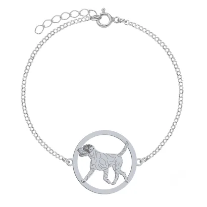 Silver Parson Russell Terrier bracelet, FREE ENGRAVING - MEJK Jewellery