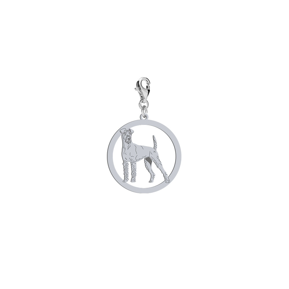 Silver Irish Terrier charms, FREE ENGRAVING - MEJK Jewellery