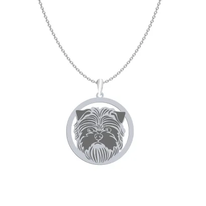 Silver Affenpinsher necklace, FREE ENGRAVING - MEJK Jewellery