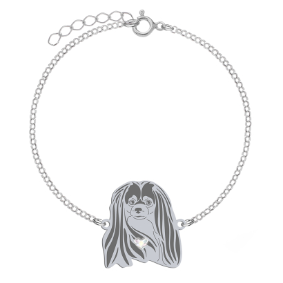 Silver Phalene bracelet, FREE ENGRAVING - MEJK Jewellery