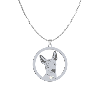 Silver Mexican Hairless Dog necklace FREE ENGRAVING - MEJK Jewellery