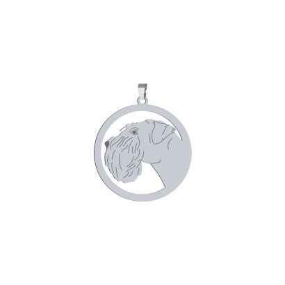 Silver Schnauzer pendant, FREE ENGRAVING - MEJK Jewellery