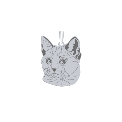 Silver Cats That pendant, FREE ENGRAVING - MEJK Jewellery