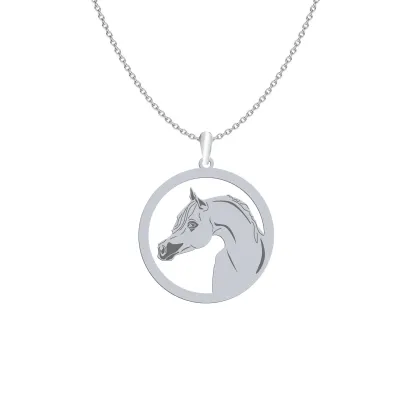 Silver Arabian Horse necklace, FREE ENGRAVING - MEJK Jewellery