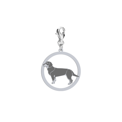 Charms z psem Alpejski Gończy Krótkonożny srebro - MEJK Jewellery