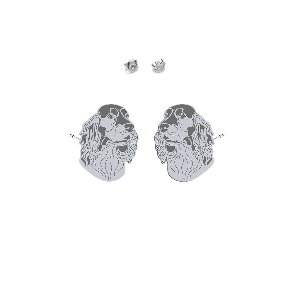 Silver Polish Hunting Spaniel earrings - MEJK Jewellery