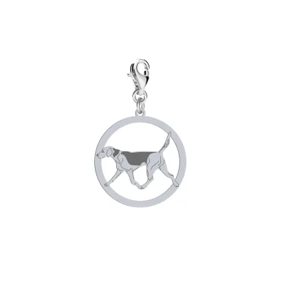 Silver Beagle harrier engraved charms - MEJK Jewellery