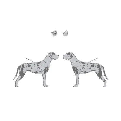 Silver Louisiana Catahoula earrings - MEJK Jewellery