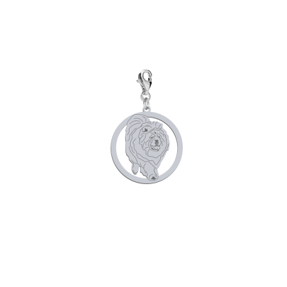 Silver Chow chow charms, FREE ENGRAVING - MEJK Jewellery