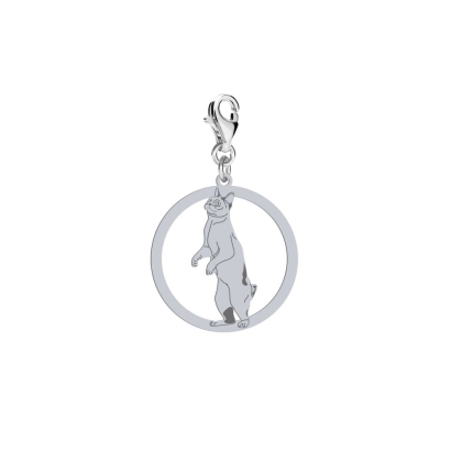 Kot Japoński Bobtail charms 925 srebro - MEJK Jewellery
