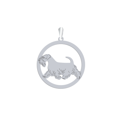 Silver Sealyham Terrier engraved pendant - MEJK Jewellery