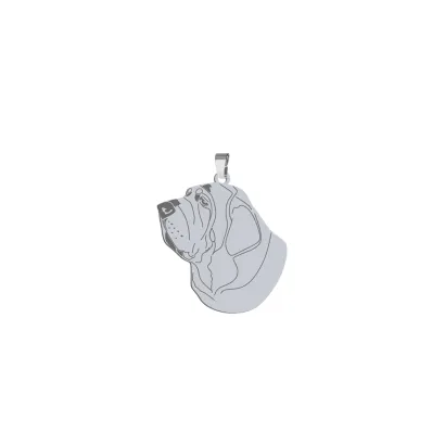 Silver Spanish Mastiff pendant, FREE ENGRAVING - MEJK Jewellery