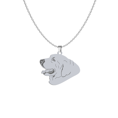 Naszyjnik z psem Tatra Shepherd Dog srebro GRAWER GRATIS - MEJK Jewellery