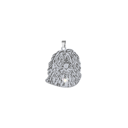 Silver Puli pendant, FREE ENGRAVING - MEJK Jewellery