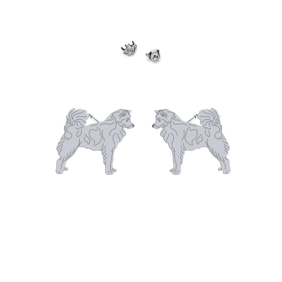 Kolczyki z psem Thai Bangkaew Dog srebro - MEJK Jewellery