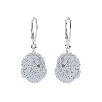 Silver ODIS engraved earrings - MEJK Jewellery