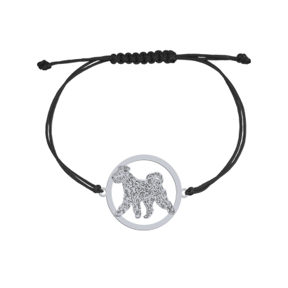 Silver Pumi engraved string bracelet - MEJK Jewellery