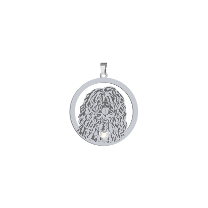 Silver Puli pendant, FREE ENGRAVING - MEJK Jewellery