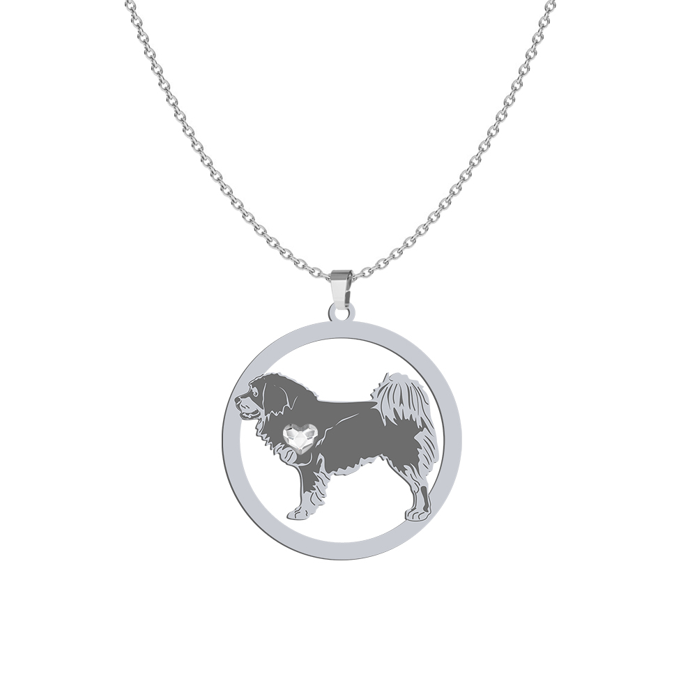 Silver Tibetan Mastiff necklace, FREE ENGRAVING - MEJK Jewellery